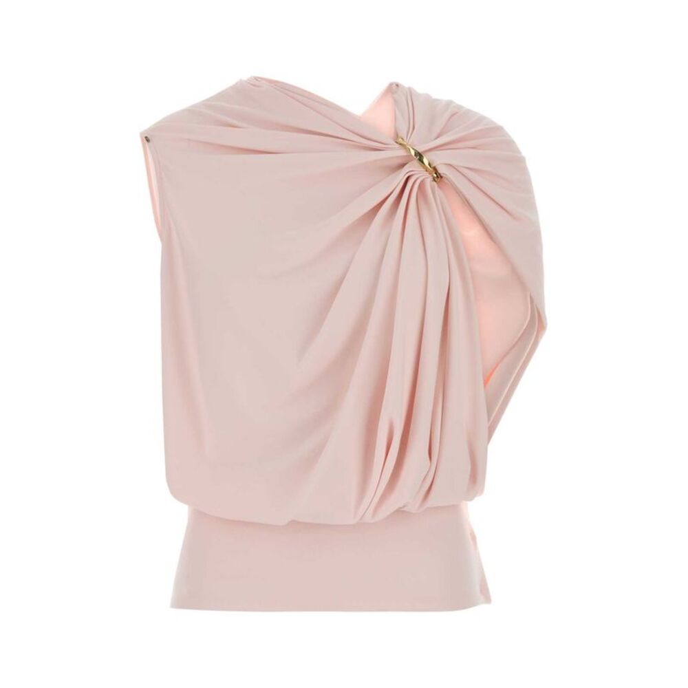 Sportmax Women Pink Stretch Viscose Lacuna Top